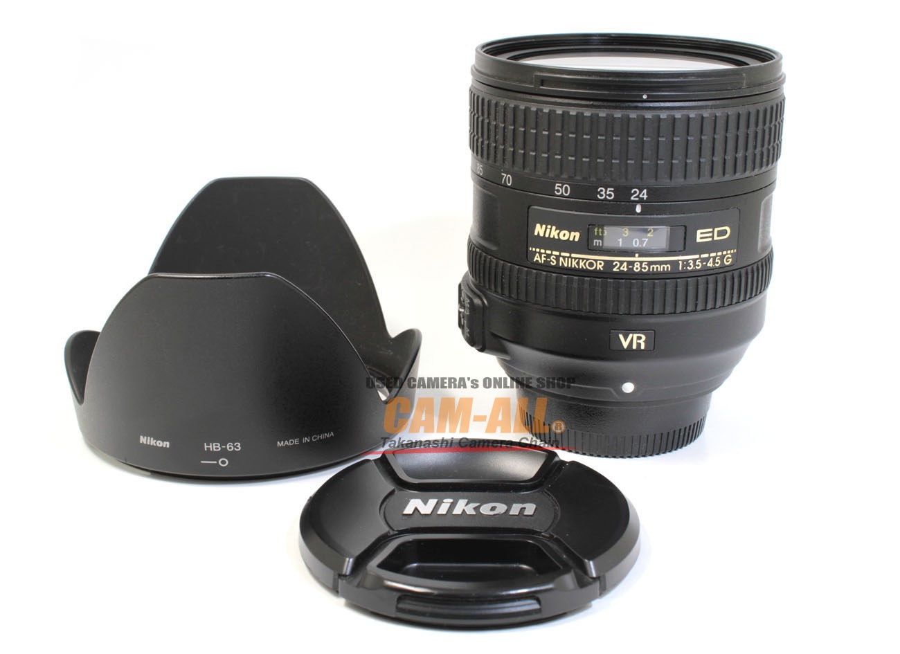 中古 ニコン AF-S 24-85mm F3.5-4.5G VR