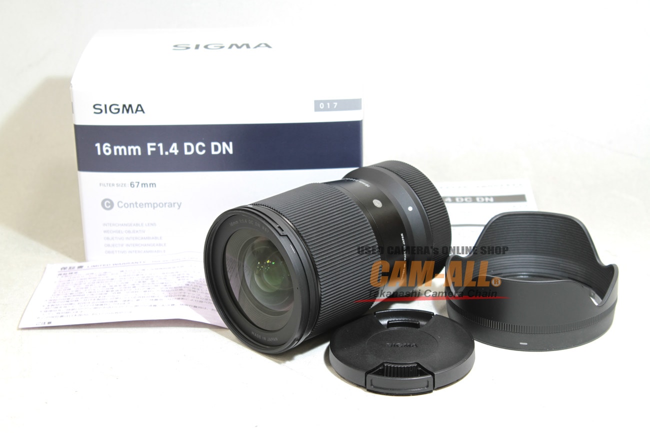 □美品□ 16mm F1.4 DC DN Sony Contemporary 中古】 《美品》