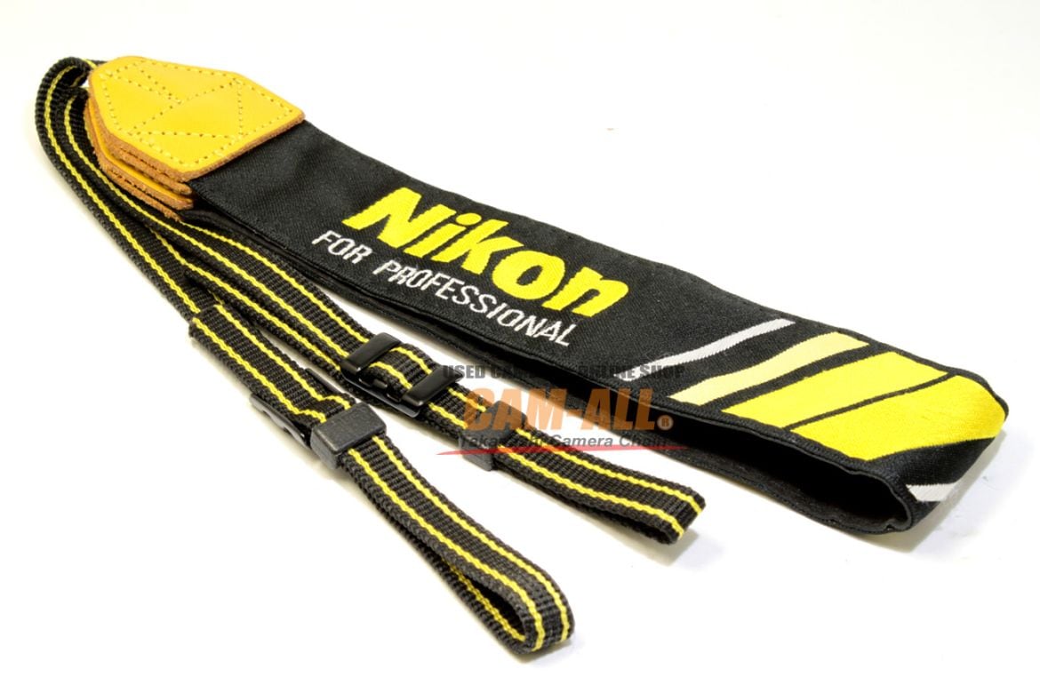 ニコン　プロストラップ　４代目 ブラックイエロー 中古 ニコン プロストラップ イエロー 4代目