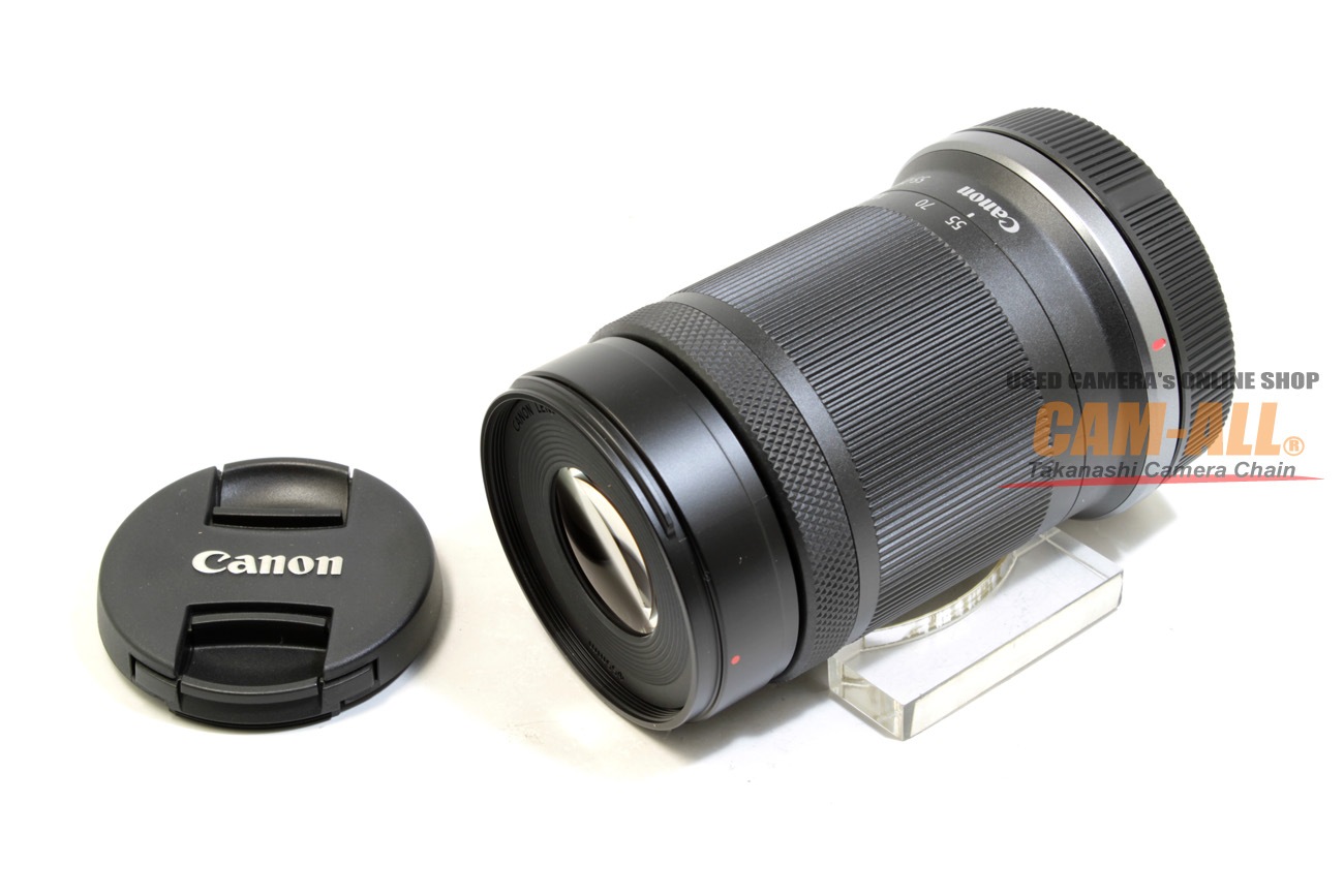中古 キヤノン RF－S 55-210mm F5-7.1 IS STM 望遠レンズ