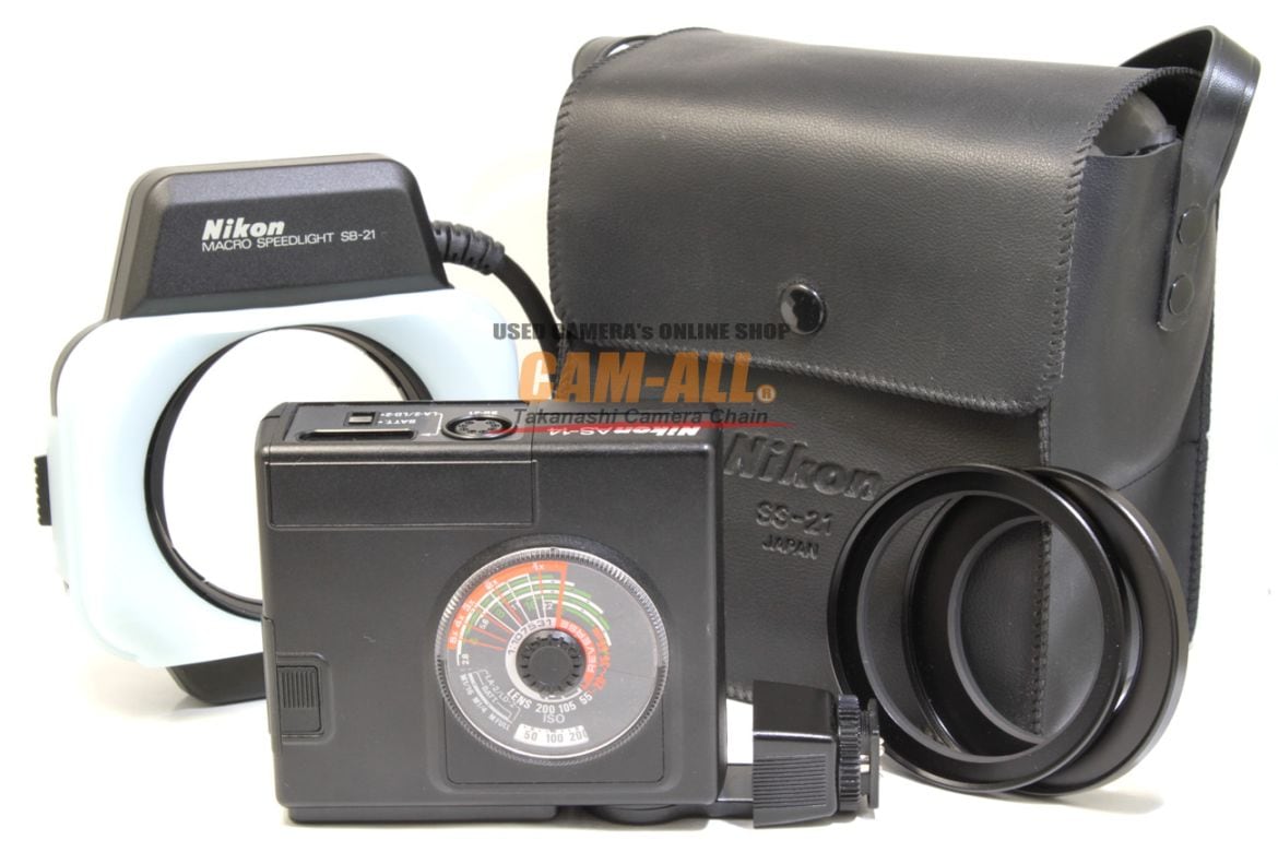 中古 ニコン マクロススピードライト AS-14 + SB-21 Nikon