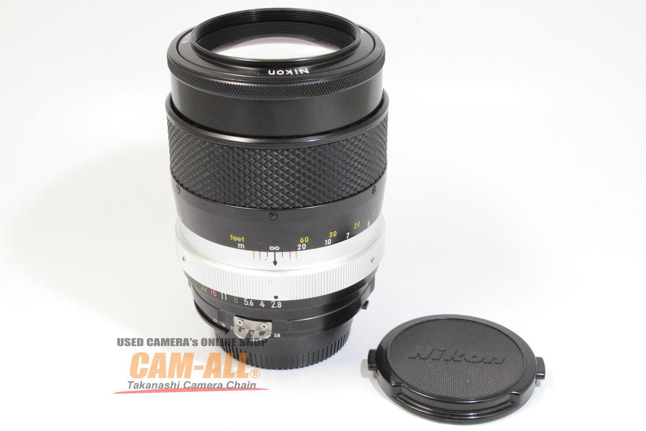 中古 ニコン ニッコールQ.C オート 135mm F2.8 Ai改 Fマウントレンズ