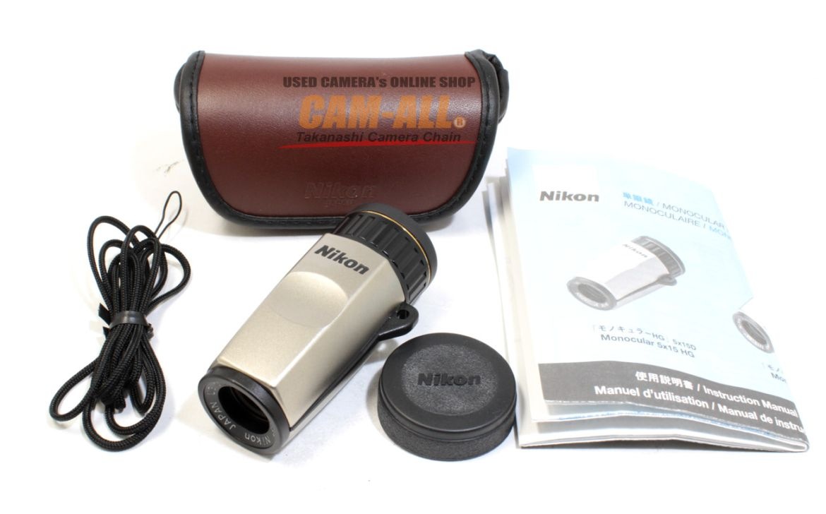 Nikon 単眼鏡 ニコン モノキュラー HG 7X15D 抜群の見え味です 【公式