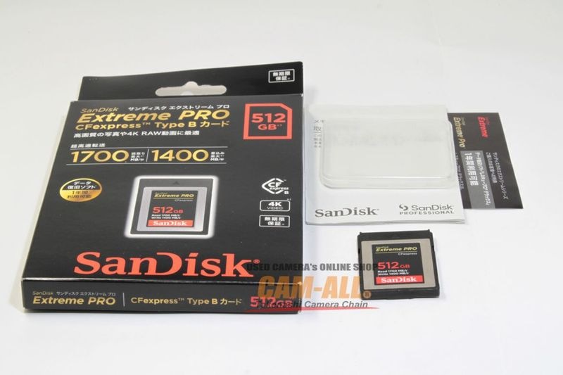 ��š�����ǥ�����������CF�������ץ쥹������ �������ȥ꡼��ץ� 512GB ������B (SDCFE-512G-JN4NN)�������١�AB+�����ʥץ饹��