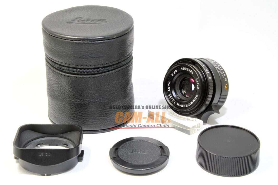 中古 ライカ ズミクロンM 35mm F2 ASPH (6bit) Mマウントレンズ