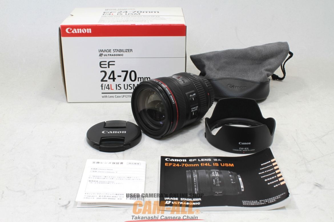 中古】 【良品】 キヤノン EF24-70mm F4L IS USM Canon EF24-70mm F4 L 
