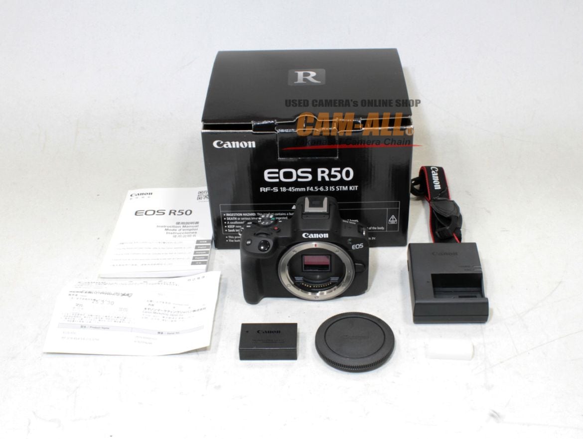 中古 キヤノン EOS-R50ボディ ミラーレス一眼