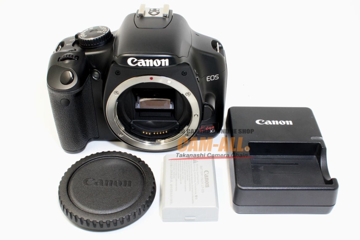 中古 Canon EOS Kiss X2 デジタル一眼レフカメラ キャノン 電源未確認 