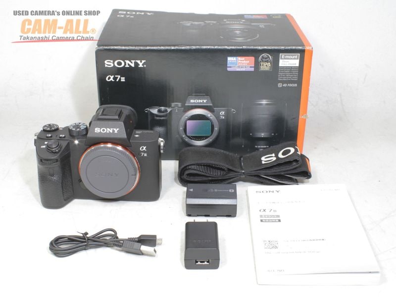 中古 ソニー α7IIIボディ (ILCE-7M3) ミラーレス一眼