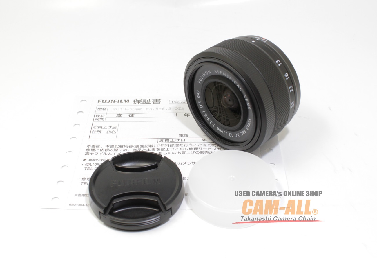中古 フジフイルム XC13-33mm F3.5-6.3 OIS 程度：A (新同品)