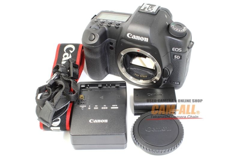 中古 キヤノン EOS-5D MarkIIボディ デジタル一眼レフ