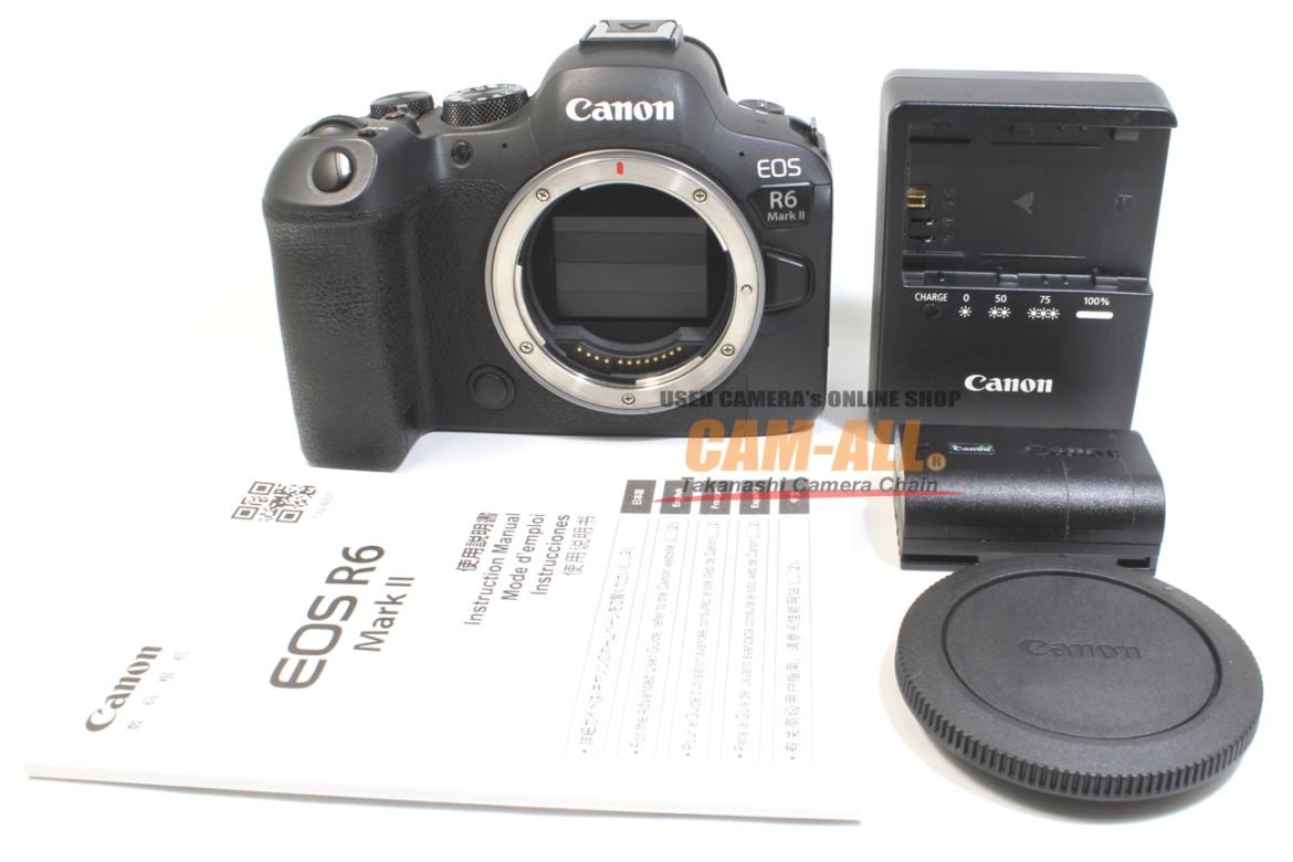 【中古】Canon キヤノン EOS R6 ミラーレス一眼カメラ シャッター回数僅少 元箱付き 中古 キヤノン EOS-R6 Markllボディ ミラーレス一眼