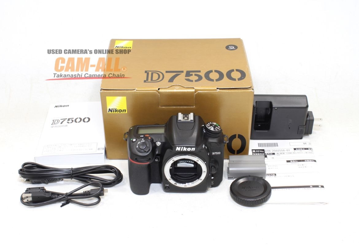 中古 ニコン D7500ボディ 程度：A-（美品）