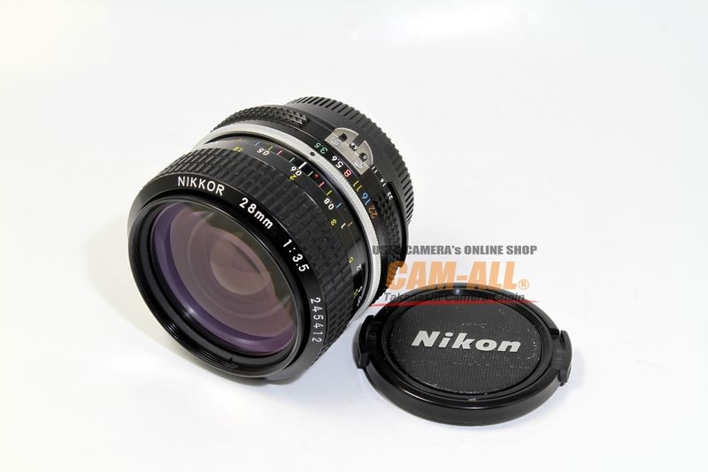 【中古】Nikon ニコン New NIKKOR 28mm f/3.5 Ai改 中古 ニコン ニューニッコール 28mm F3.5 (Ai改) 程度：AB-(良品マイナス)