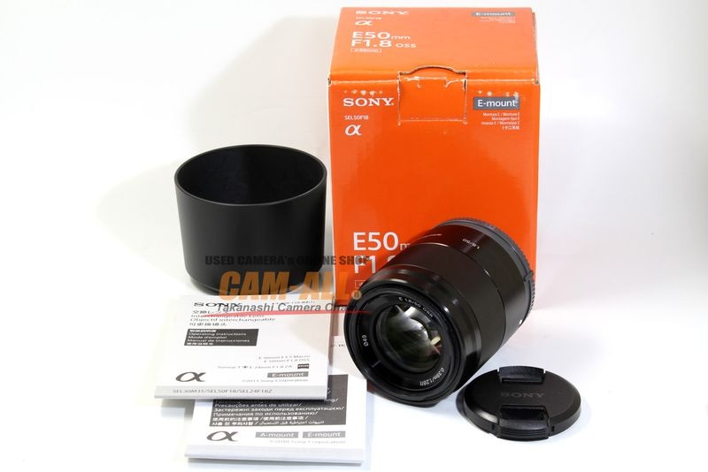 中古 ソニー E50mm F1.8 OSS EマウントAPS-Cサイズ用レンズ