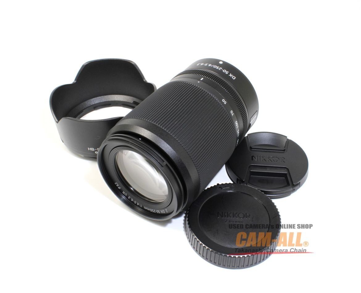 中古 ニコン NIKKOR Z DX50-250mm F4.5-6.3 VR 程度：A-（美品）