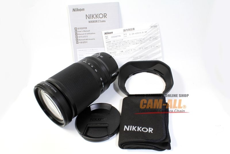 中古 ニコン NIKKOR Z28-400mm F4-8 VR Zマウントレンズ