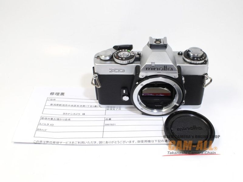 中古 ミノルタ XDシルバーボディ 程度：AB（良品）