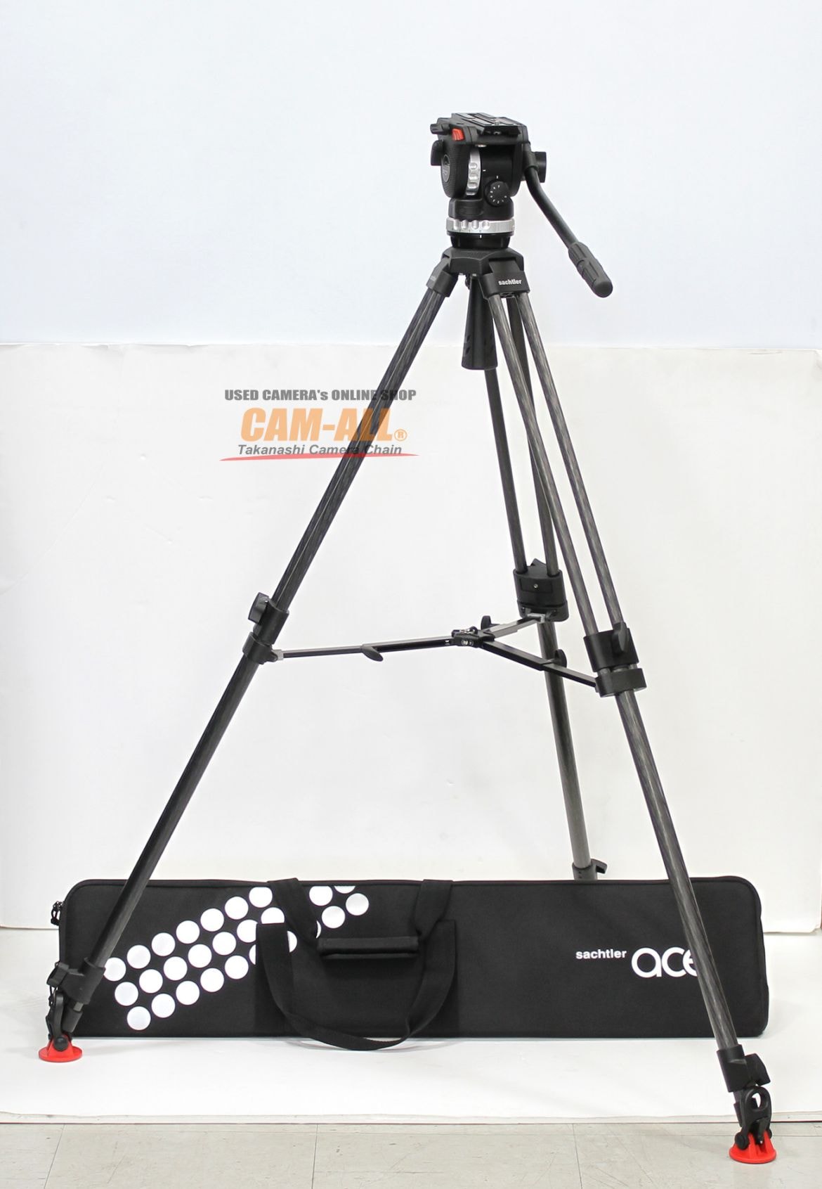 中古 ザハトラー System Ace L MS 1011 カーボンビデオ三脚 程度：A