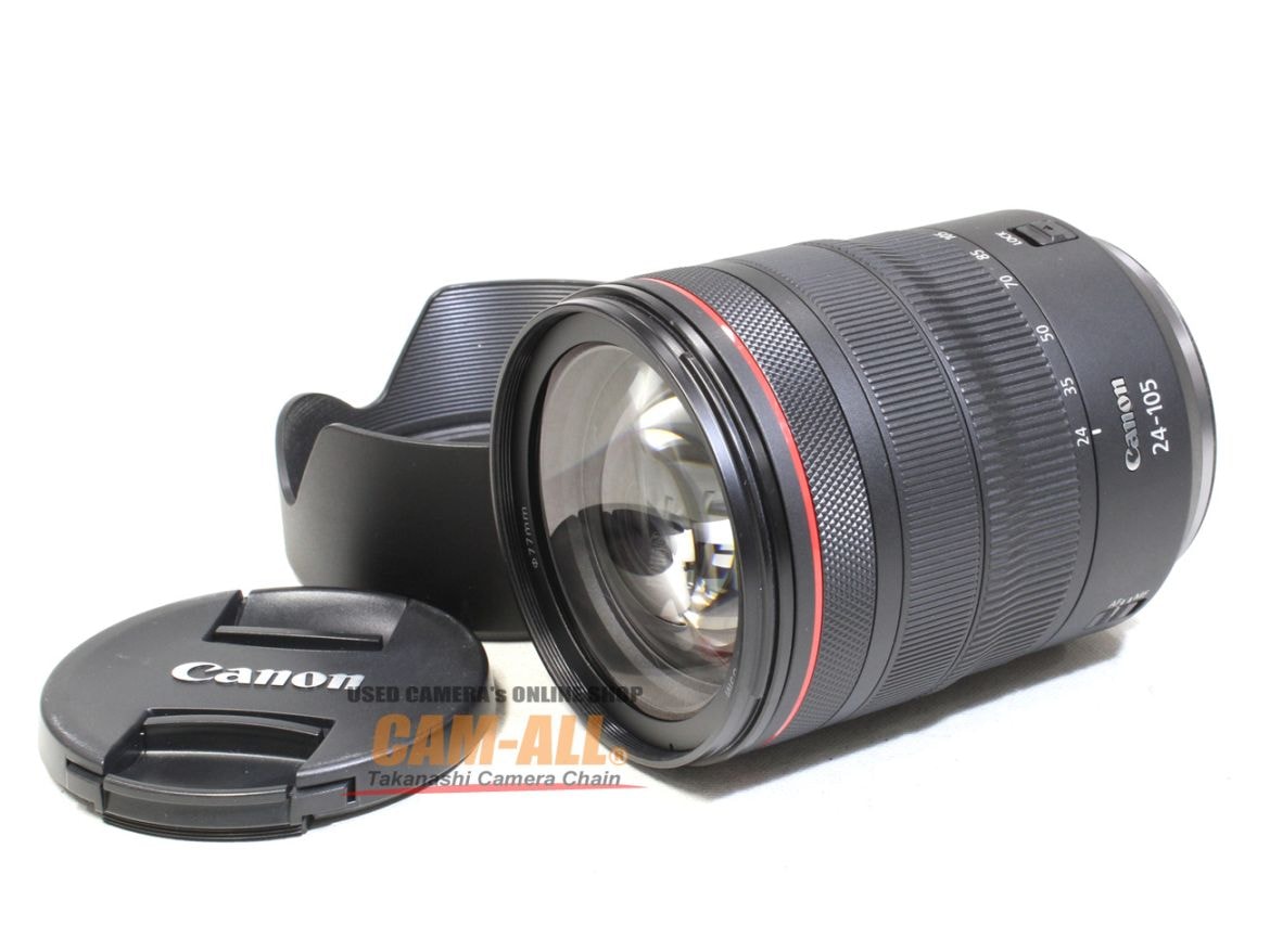 美品Canon RF24-105mm F4L IS USM 保護フィルター付き 【公式通販】