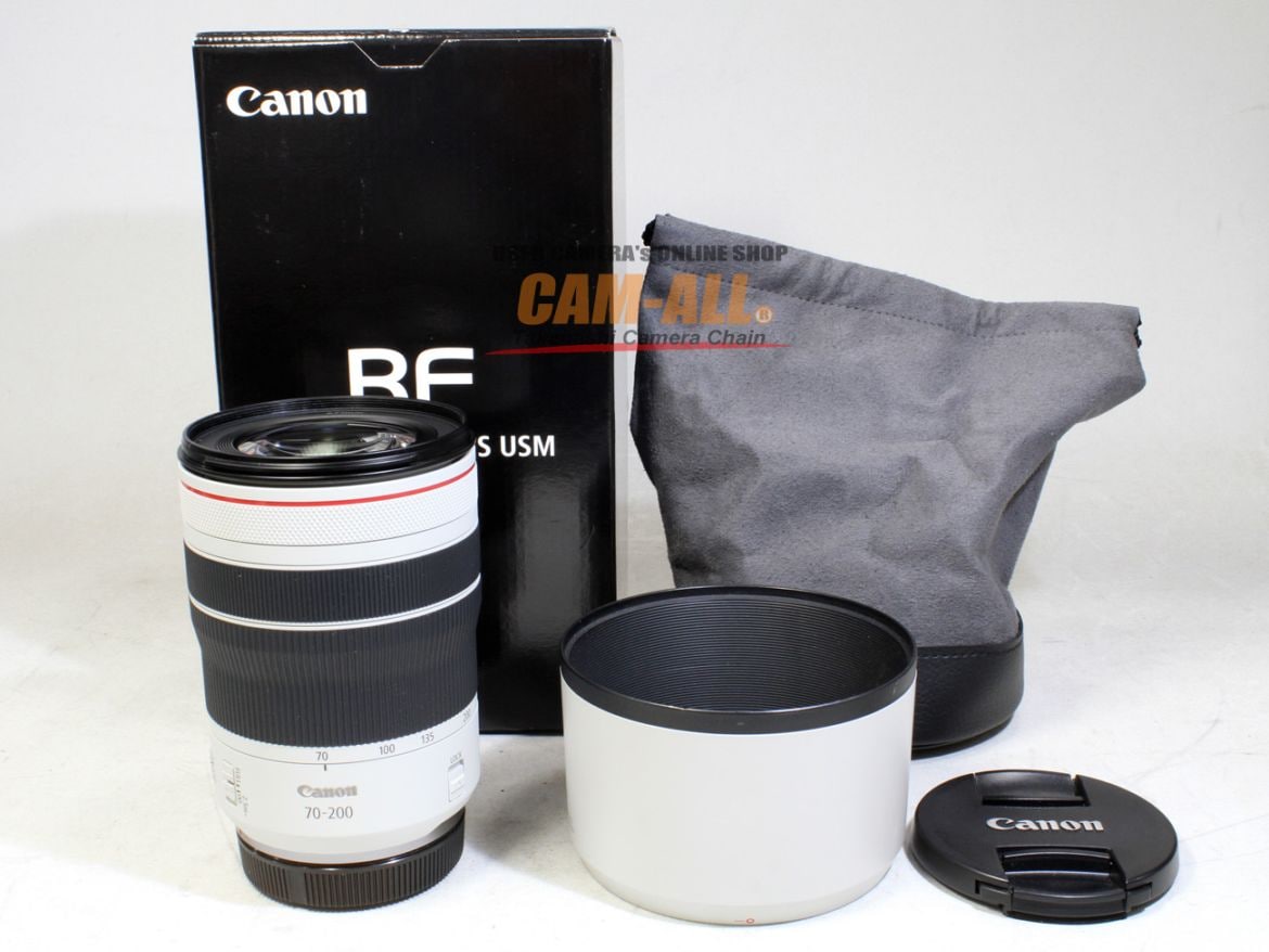 Canon RF70-200mm F4L IS USM レンズフード、袋付き
