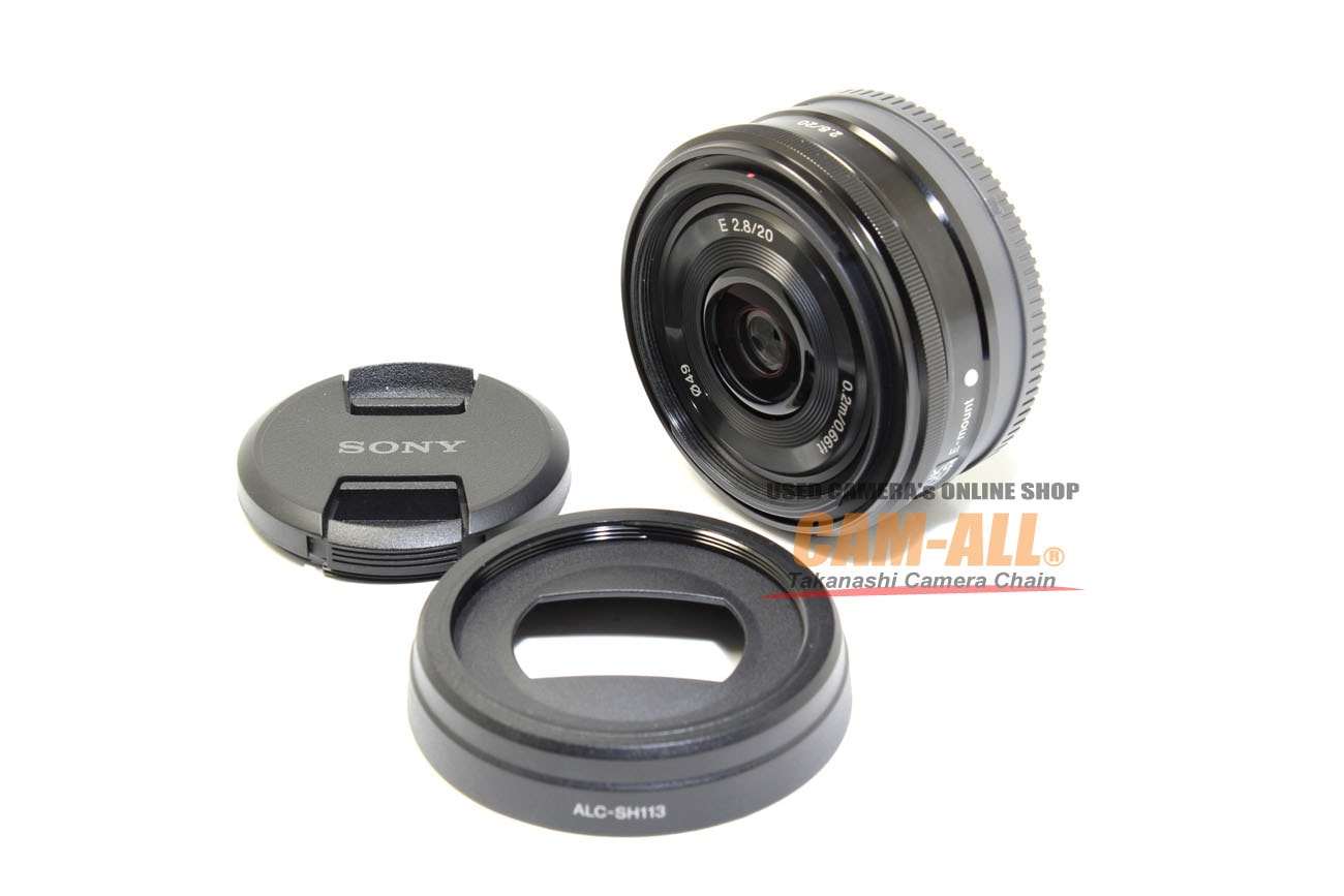 中古 ソニー E20mm F2.8 ブラック Eマウント APS-Cサイズ用レンズ