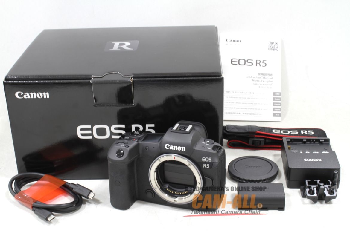 中古 キヤノン EOS-R5ボディ ミラーレス一眼