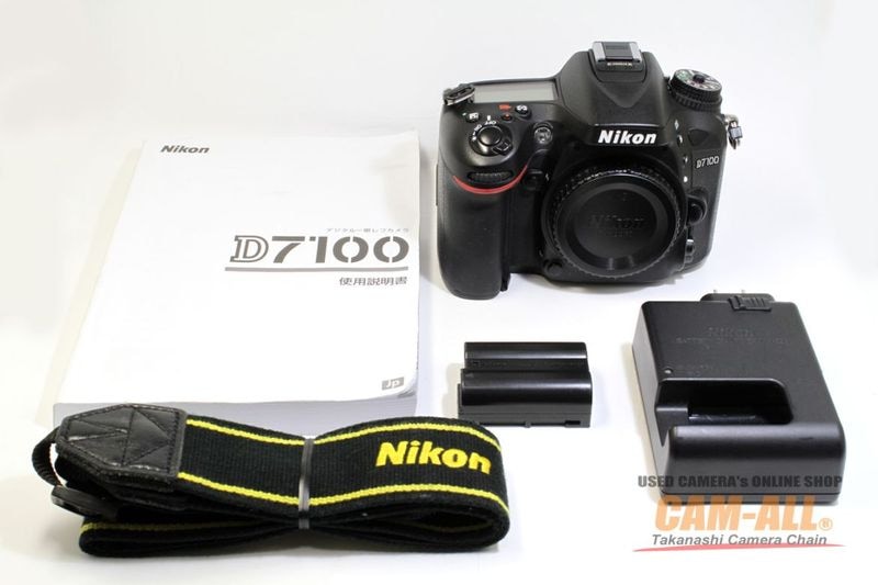 中古 ニコン D7100ボディ(現状品) 程度：AB- (良品マイナス)