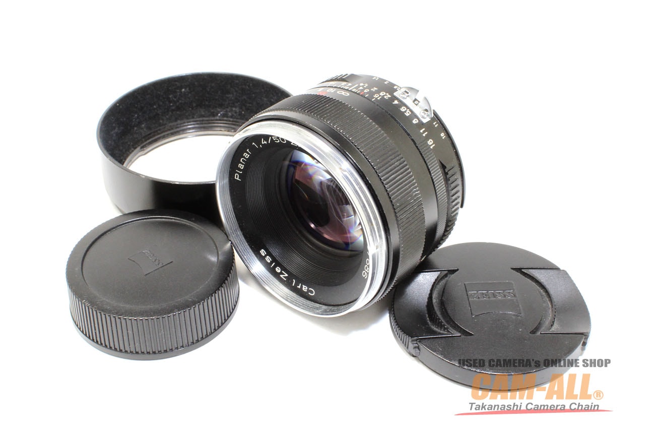 中古 コシナツァイス プラナー50mm F1.4 ZF (ニコンFマウント)
