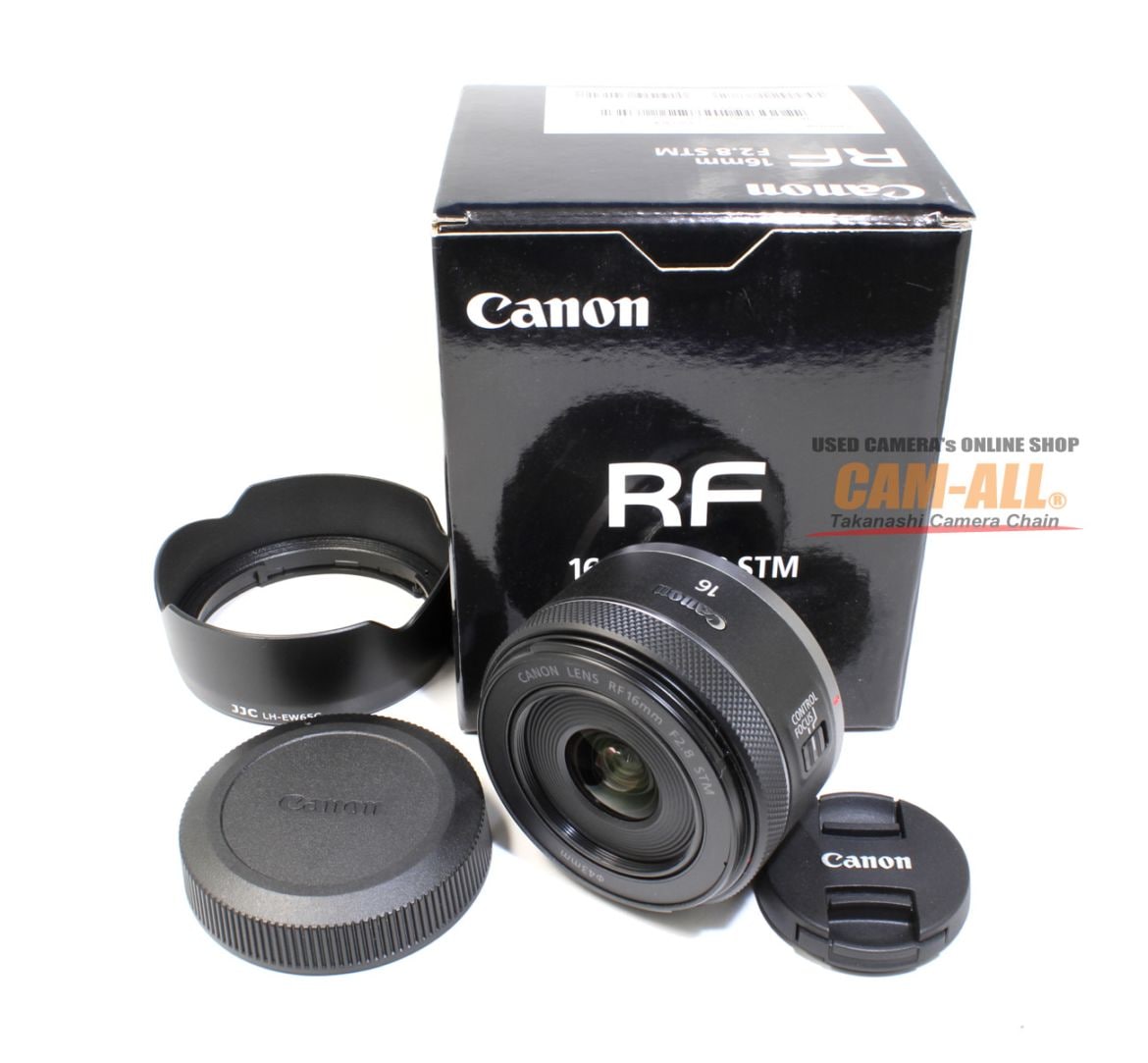 中古 キヤノン RF16mm F2.8 STM RFマウントレンズ