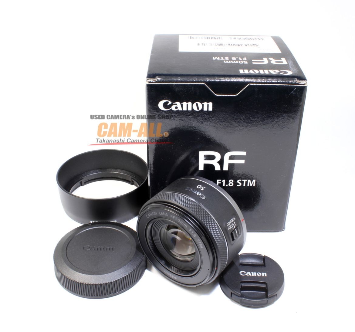 中古 キヤノン RF50mm F1.8 STM RFマウント用レンズ