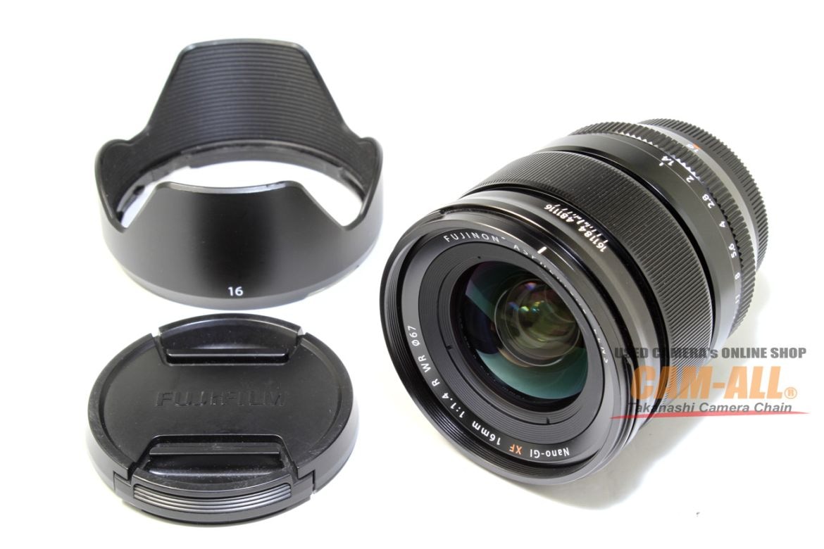 中古 フジフイルム XF16mm F1.4 R WR 程度：AB+（良品プラス）