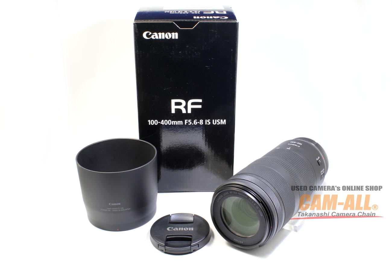 中古 キヤノン RF100-400mm F5.6-8 IS USM 程度：A- (美品)