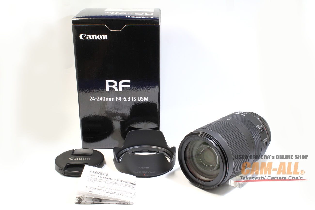 Canon RF 24-240mm F4-6.3 IS USM 中古美品 中古 キヤノン RF24-240mm F4-6.3 IS USM 程度：A-（美品)