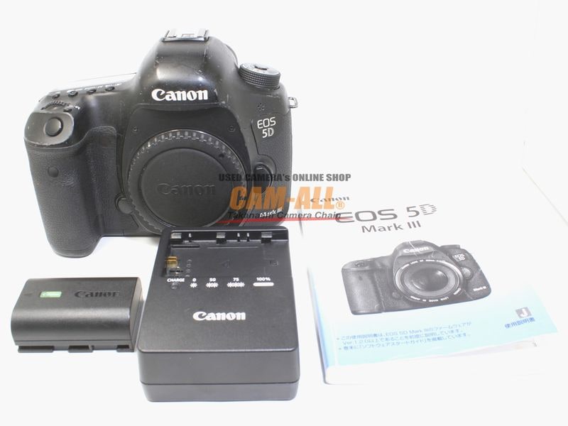 中古 キヤノン EOS-5D MarkIIIボディ（現状品） 程度：B（並品）