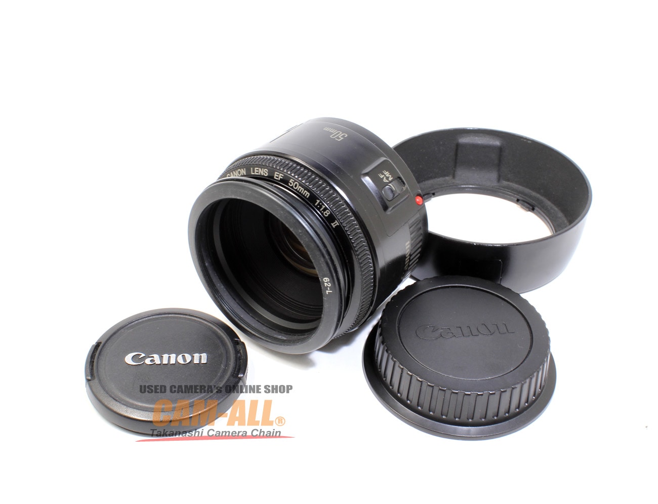 【中古】(キヤノン) Canon EF50/F1.8 II 中古 キヤノン EF50mm F1.8II