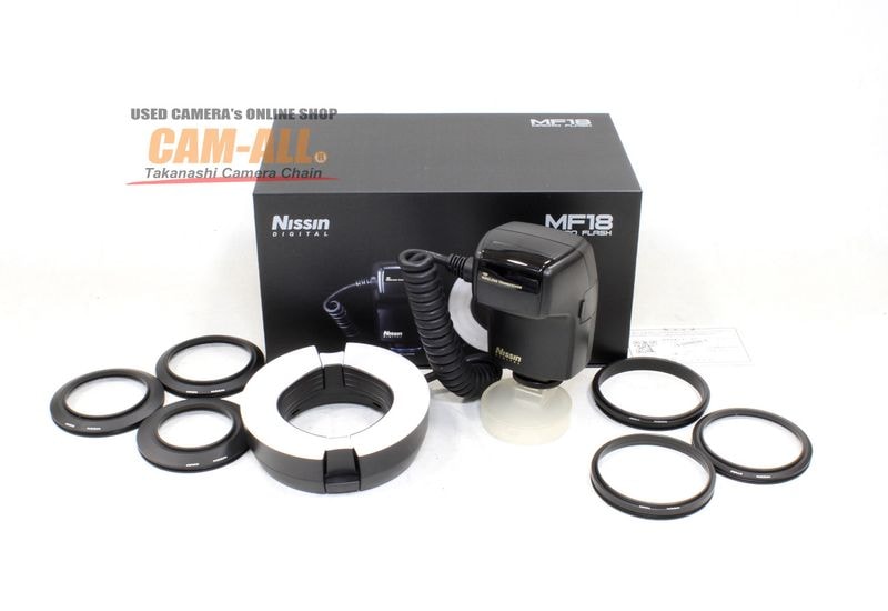 中古 ニッシン マクロリングフラッシュMF18（ニコン用）