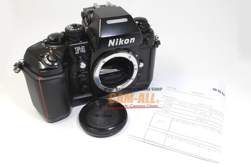 中古 ニコン F4ボディ 程度：AB-（良品マイナス）