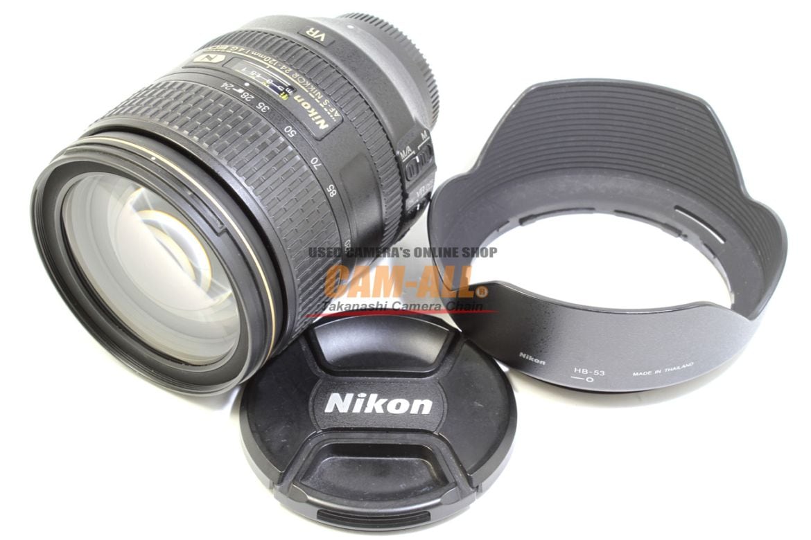 中古 ニコン AF-S 24-120mm F4G ED VR Fマウントレンズ