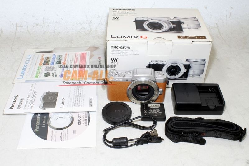 中古 パナソニック DMC-GF7 ブラウン ミラーレス一眼