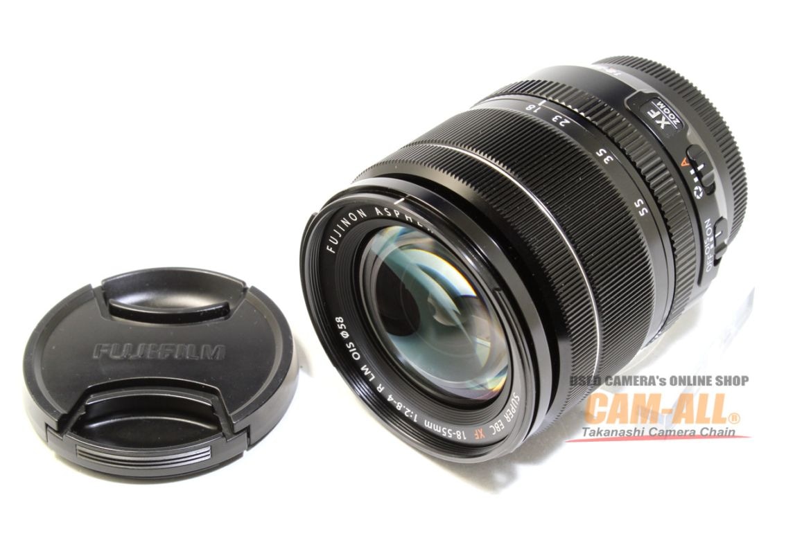 中古 フジフイルム XF18-55mm F2.8-4R LM OIS 程度：AB-（良品マイナス）