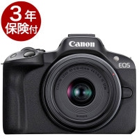 [3ǯݸ]Υ EOS R50RF-S18-45 IS STM󥺥å ֥å APS-C󥵡ߥ顼쥹㥫ɸॺ󥺥å