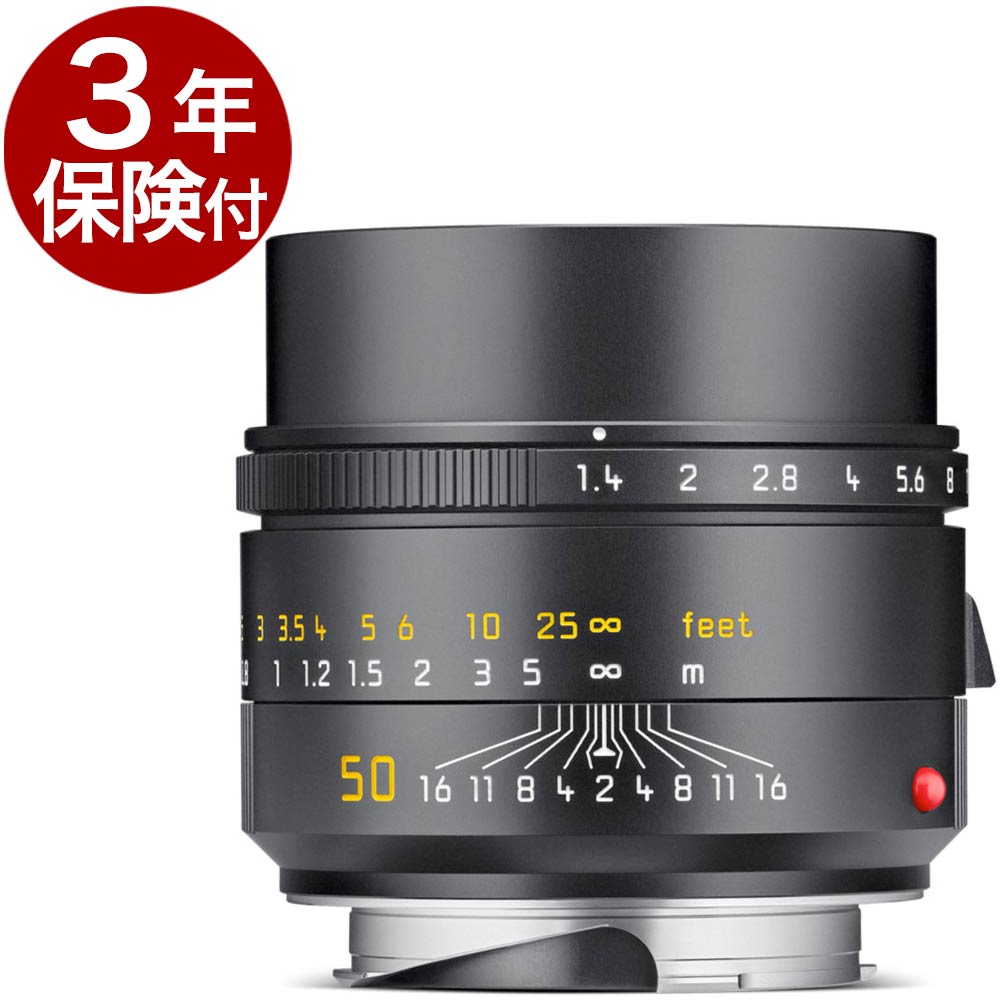 3年保険付]LEICA SUMMILUX-M 1:1,4/50mm BLACK ライカ ズミルックスM 