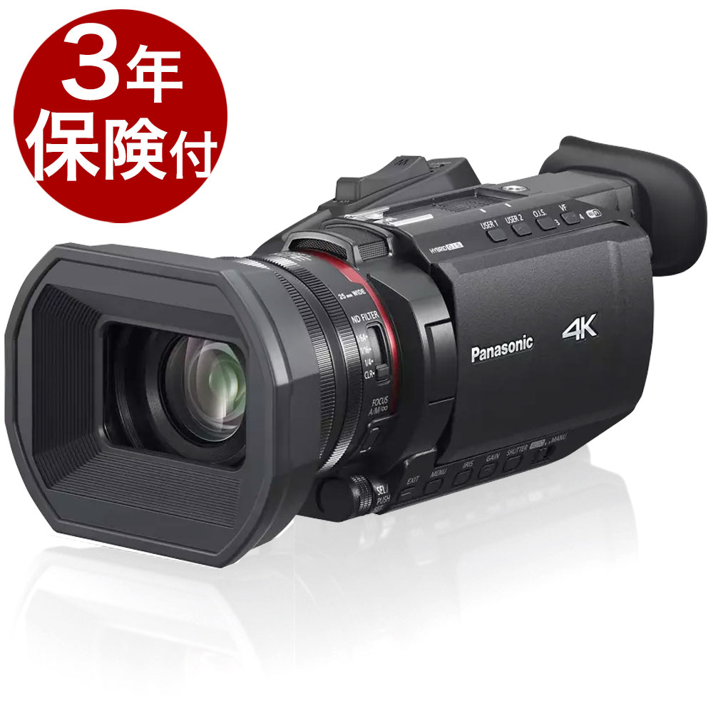 3年保険付] Panasonic HC-X1600 ビデオカメラ 4K60p 10bit記録