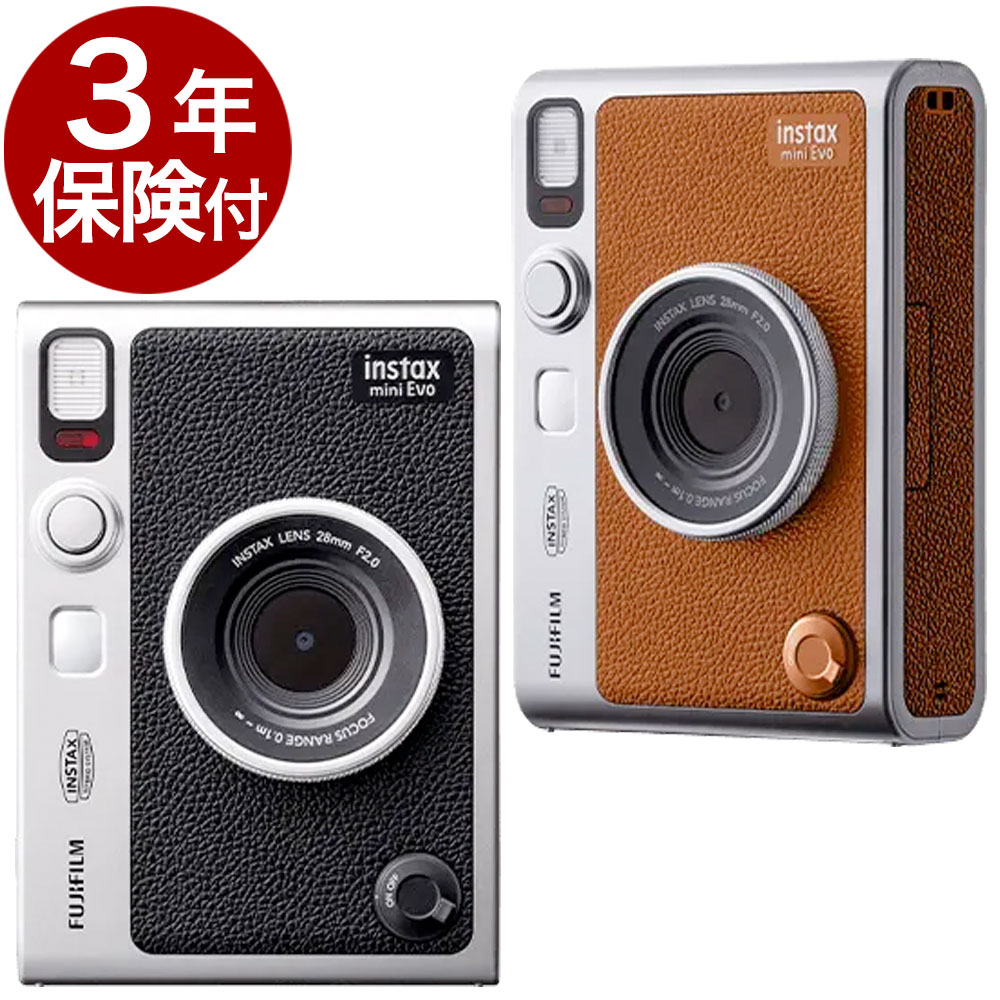 [ǯݸ] ٻΥե  instax mini Evo C   FUJIFILM CHEKI New USB-C 󥹥åߥˡ ֥å֥饦󡡥ǥ륫ܥ󥹥ȥ INS MINI EVO BLACK C / INS MINI EVO BROWN C