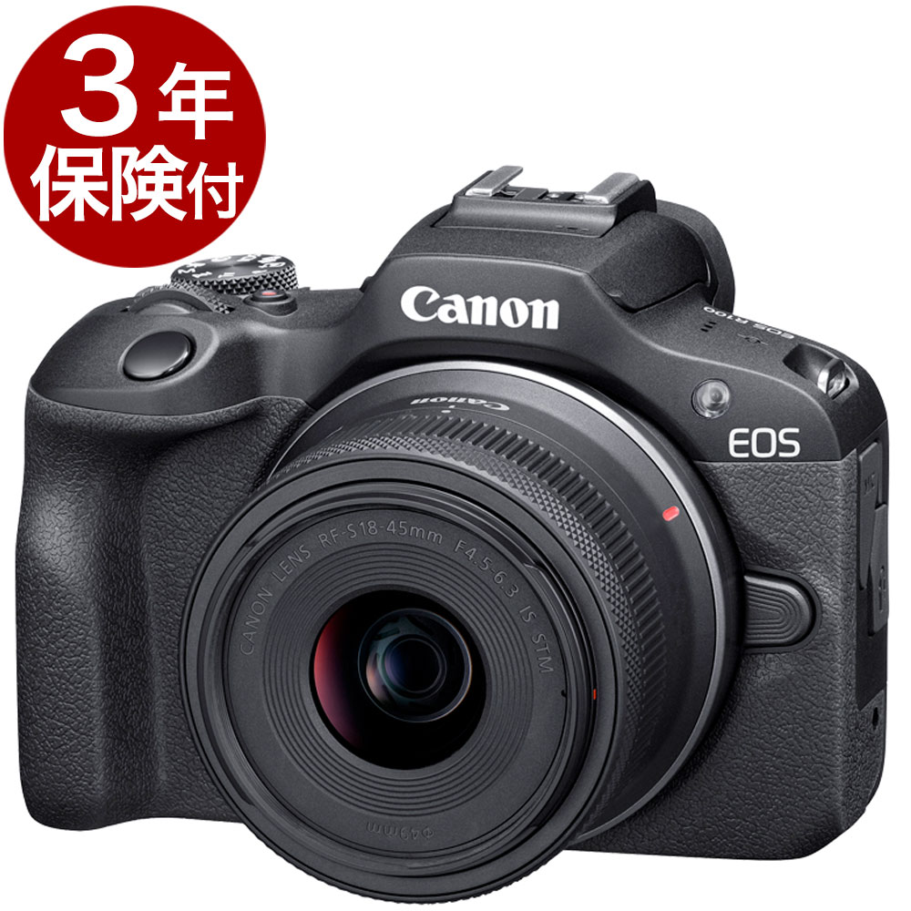 [3ǯ�ݸ���]����Υ� EOS R100��RF-S18-45 IS STM��󥺥��å� ��Ǽ�����������١�APS-C���������󥵡��ߥ顼�쥹��㥫���ɸ�ॺ�����󥺥��å�