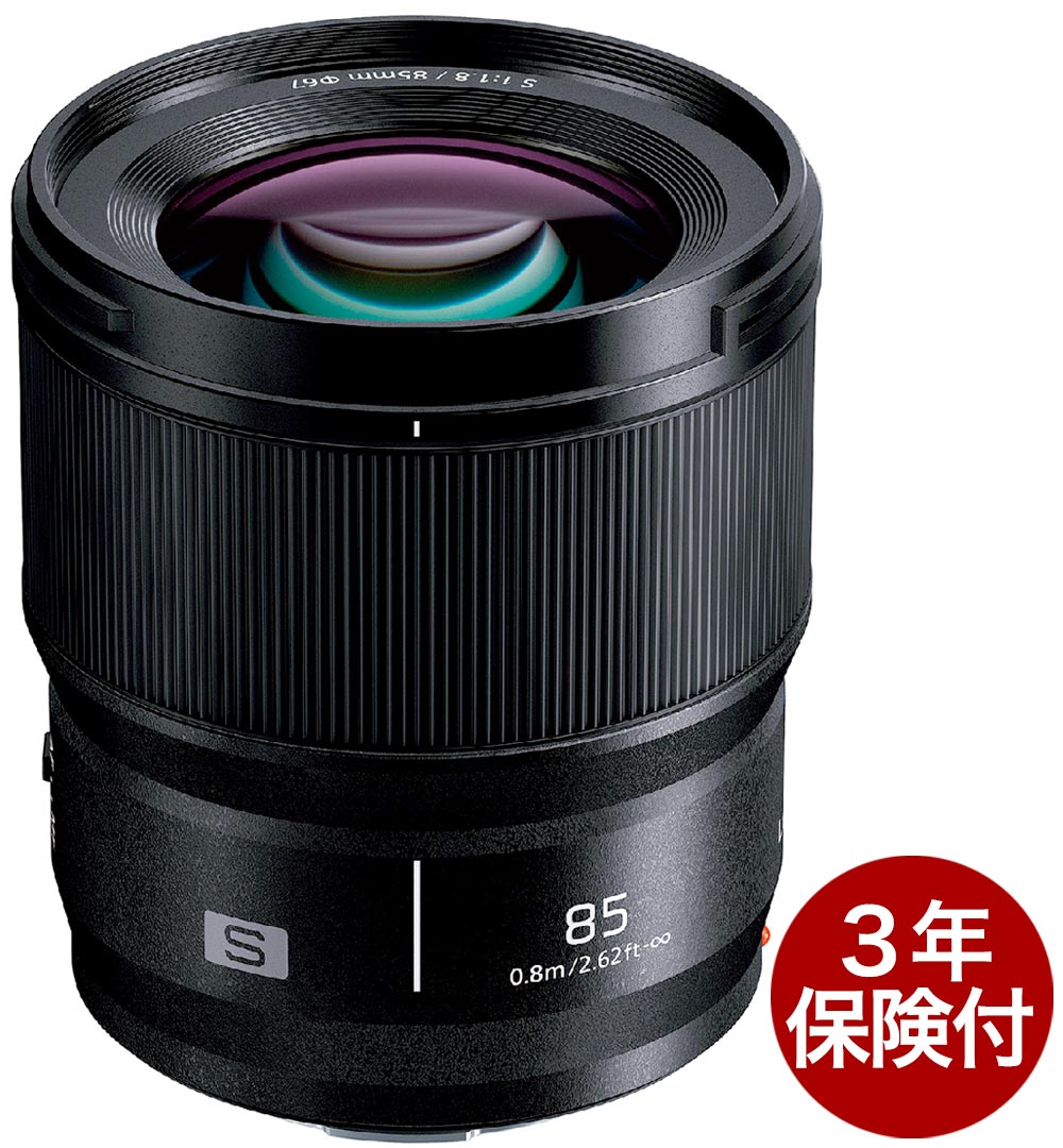 �ڥ���å���Хå��оݡ�[��ǯ�ݸ���]�ѥʥ��˥å�LUMIX S 85mm F1.8 S���꡼���ե륵����������������˾���� S-S85��Ǽ�������֤ۤɡ�
