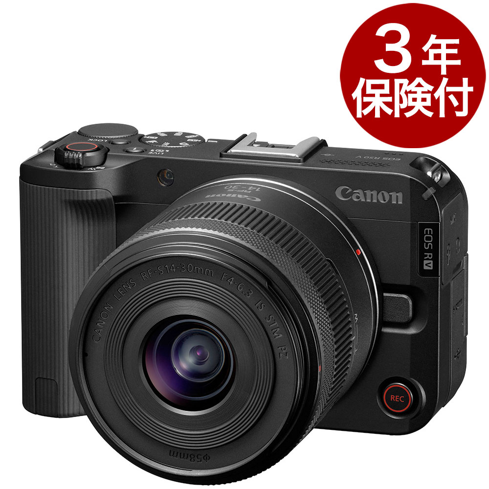 ��~8/19�ޤǴ��ָ����ò���[3ǯ�ݸ���]����Υ� EOS R50V��RF-S14-30 IS STM PZ��󥺥��å� �֥�å����ۥ磻�� ��2-3�Ķ������ȯ����APS-C���������󥵡��ߥ顼�쥹��㥫���ɸ�ॺ�����󥺥��å�
