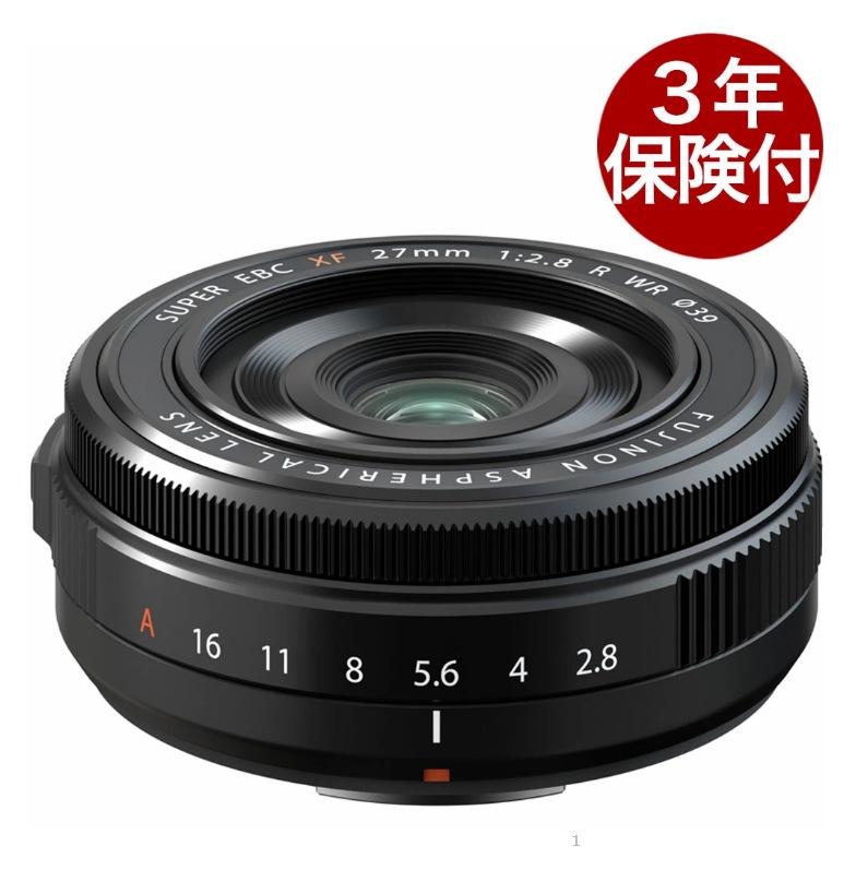 [3ǯ�ݸ���] Fujifilm �ե��Υ��� XF27mm F2.8 R WR��Ǽ�����������١�ɸ���󥺥ѥ󥱡������
