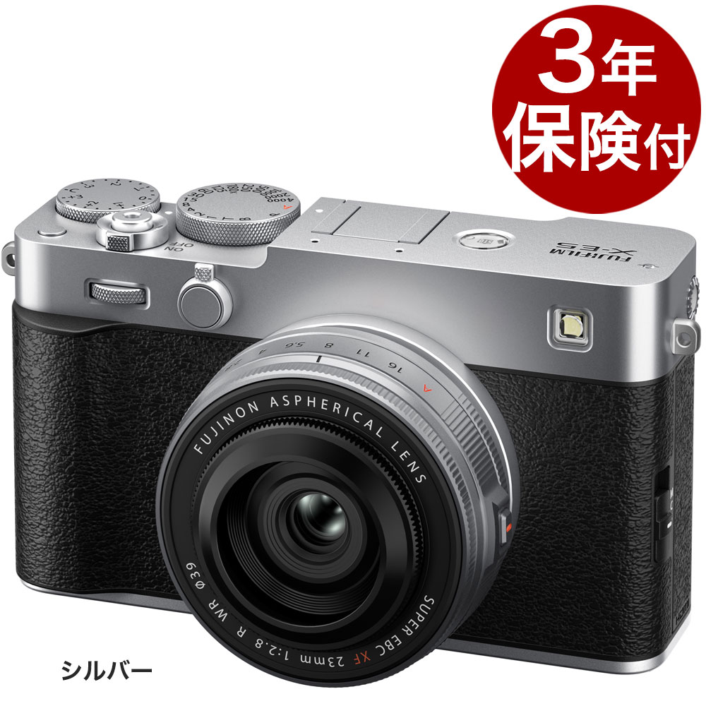 [3ǯ�ݸ���] FUJIFILM X-E5 XF23mmF2.8R WR��󥺥��å� �֥�å�F X-E5LK-23-B JP������С�F X-E5LK-23-S JP XE5 Lens Kit �ߥ顼�쥹��� ɸ���󥺥��åȡ�1-3�Ķ������ȯ����